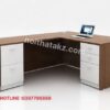 Bàn Làm Việc Gỗ Chữ L Có Hộc BLV81N