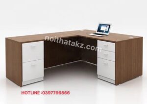 Bàn Làm Việc Gỗ Chữ L Có Hộc BLV81N