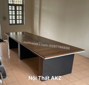 Bàn họp chân gỗ cao cấp mã BHKZ-6089-3612