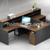 Cụm bàn làm việc cho 2 người hiện đại