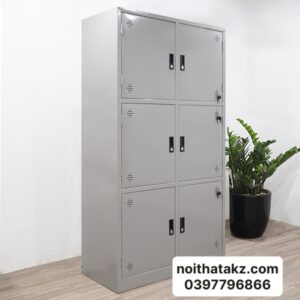 Tủ sắt để hồ sơ 6 ngăn kín giá rẻ