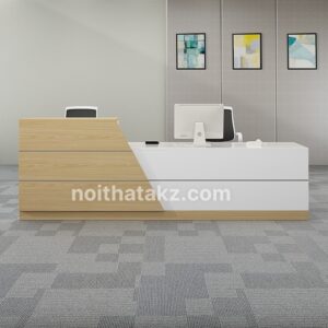 BÀN LỄ TÂN HIỆN ĐẠI MELAMINE 2M4 - LT 04