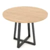 BÀN TRÒN CHÂN SẮT D80 -CS75