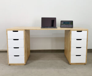 Bàn gaming ikea gỗ cao su cao cấp1606