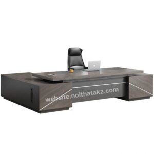 Bàn Giám đốc cao cấp 2 tủ MOKUZAI KZD-M3-2080 2m2