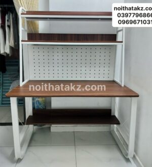 Bàn Làm Việc Chân U Kèm Kệ Cao KZ-089