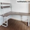 Bàn Làm Việc Chữ L Kèm Kệ BLV-090