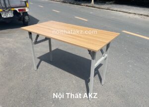 Bàn chân gấp gọn gỗ MFC các màu 1206 Khung ghi