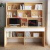 Bàn học tập _ làm việc liền giá sách hiện đại BHD63