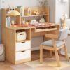 Bàn làm việc kèm giá sách BHD08