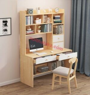 Bàn làm việc liền giá sách BHD06