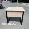 Bàn u yếm chân sắt gỗ mfc 80×60 giá rẻ