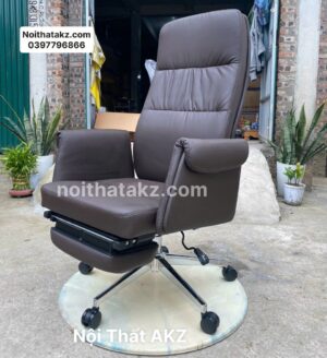 GHẾ DA LÃNH ĐẠO MÀU NÂU -TQ 28
