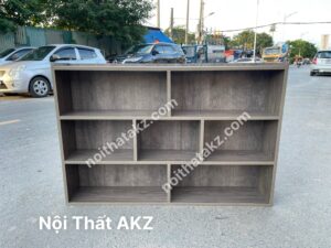 Kệ giá sách màu vân tối giá rẻ GS1209