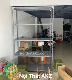 Kệ sắt V lỗ Rộng 1m Cao 2m Sâu 40 Giá Rẻ