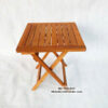 Bàn cafe nan cao gỗ tràm xếp gọn (Mã SP: BCF60x60)