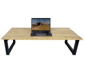Bàn làm việc Ngồi Bệt 120x60cm gỗ cao su chân gấp KZ06