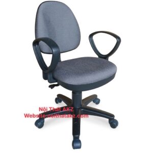 Ghế chân xoay nỉ hoà phát màu ghi SG550