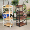 Kệ sắt khung sắt gỗ mêlamine mã KS4T