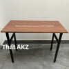 Bàn làm việc, bàn học tập gấp gọn chân đen 1000x500, gỗ MFC các màu