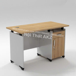 Bàn nhân viên gỗ hệ nâng hộc sâu BLV63V