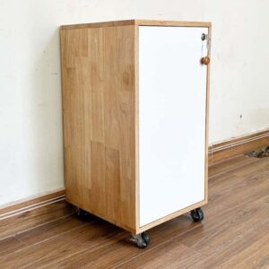 Tủ di động 3 ngăn 40x40x75cm gỗ tự nhiên TCN68037