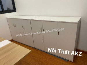 Tủ hồ sơ 3 cánh thấp gỗ công nghiệp giá rẻ