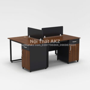 Cụm Bàn Làm Việc 3 Người CBNV25-1812