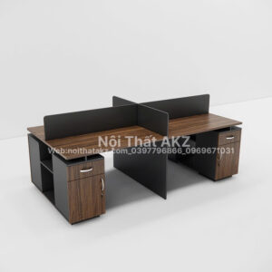 Cụm Bàn Nhân Viên Hiện Đại 4 Người CBNV17-2412