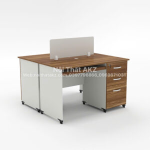 Cụm bàn làm việc hộc sâu 2 người CBNV21-1212