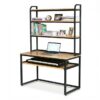 Bàn làm việc có khay đàn 120x60x180cm gỗ cao su FD68088