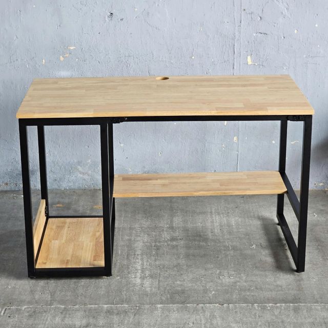 Bàn làm việc có ngăn kệ để CPU 120x60cm gỗ cao su COD68066-2