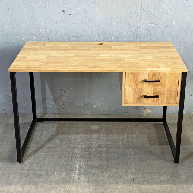 Bàn làm việc có ngăn kéo 120x70cm gỗ cao su BD68157-6