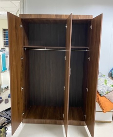 Tủ quần áo gỗ công nghiệp 3 cánh mở rộng 1m2 giá rẻ A80-2