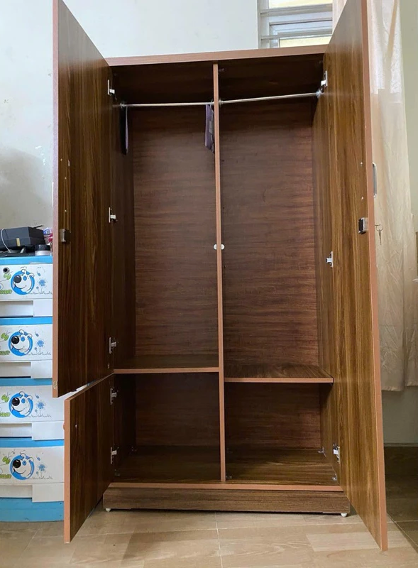 Tủ quần áo gỗ công nghiệp cánh mở A82 – Hiện đại, giá rẻ