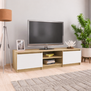 Kệ Tivi Gỗ MDF Nhiều Ngăn Để Sàn Hiện Đại TKTV39