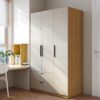Tủ quần áo gỗ công nghiệp MDF A43 3 cánh mở rộng 120cm