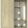 Tủ quần áo gỗ công nghiệp MDF Tủ quần áo gỗ công nghiệp MDF TQA23 2 cánh lùa rộng 180cm