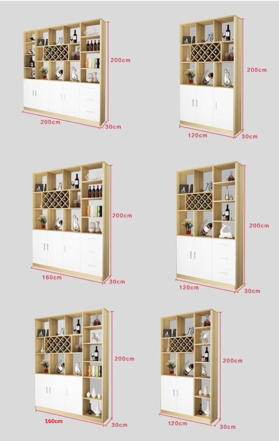 Tủ rượu gỗ đẹp trang trí phòng khách TR11-2