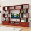 🔥 KỆ GỖ CÔNG NGHIỆP 2M8 ĐỂ TIVI VÀ ĐỒ TRANG TRÍ PHÒNG KHÁCH KST23